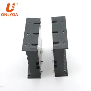 Factory Direct Sale 3 Cell Li-ion 18650 3.7V lithium battery holder with PC pins