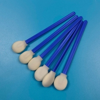 Éponge à pointe en mousse sans peluches 708 à manche bleu pour le nettoyage des imprimantes et des voitures, idéale pour l'élimination de l'encre