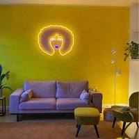 Lumières néon LED personnalisées, décorations pour hôtel, fête d'anniversaire, matériau PVC certifié IP65, alimentation 12V, enseigne avec logo Joyeux anniversaire