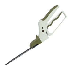 2 цвета PP TPR с мягким захватом газон портативный ножничный Поворотный Ручной садовый травяной ножницы - Product Image 4