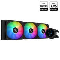 Refroidisseur d'eau multi-compatible tout-en-un pour CPU AIO Compatible avec Intel Efficient Control Pump 360mm Liquid Water Cooling