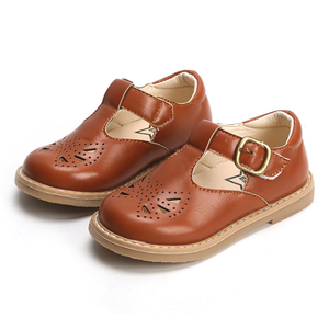 Chaussures tendance pour bébés filles, style princesse, en cuir, pour fêtes d'anniversaire, avec bride en T, 2-7 ans - Product Image 5