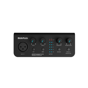 Midiplus stüdyo S Pro OTG profesyonel 48V kondenser mikrofon ile ses arabirimi yayın için harici ses kartı seti - Product Image 1
