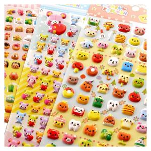 Pegatinas de Vinilo 3D Kawaii Personalizadas, Brillantes, con Forma Personalizada, Decoración Navideña, Reutilizables, Ecológicas, Impresión con Troquelado - Product Image 1