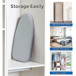 Suministros de lavandería inteligentes Mesa de limpieza plegable popular con plancha eléctrica Tablero de metal plegable <span class=keywords><strong>Armario</strong></span> <span class=keywords><strong>Tabla</strong></span> de <span class=keywords><strong>planchar</strong></span> eléctrica - Product Image 3