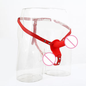 Silikon tragbare Penis Sex Artefakt Leder Strap-On Dildo PU Spaß Lederhose - Product Image 5