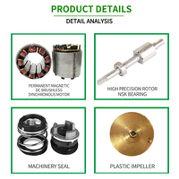 Pompe à eau solaire à grand débit, Kit d'irrigation agricole, pompe à eau de Surface solaire, vente en gros