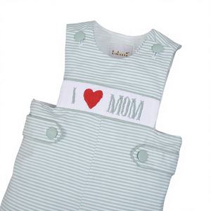 Pantalones Cortos de Lujo BB2984 para Bebés Niños, OEM ODM Personalizados, 'I Love Mom', Spandex/Algodón, Cierre de Botones, Diseño con Personajes - Product Image 1