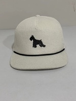 Gorra de béisbol/Snapback de pana vintage formal de 5 paneles con estructura en A - Deportiva promocional