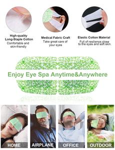 Dark Circles Puffiness Disposable Organic Lavender Sheet <b>Eye</b> <b>Mask</b> Patch with Self Heating Steam for <b>Eye</b> Fatigue Relief - Product Image 5