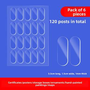 Nano dupla face acrílico adesivos honra certificado forte-hold fixação adesivos cartaz específico para patches mágicos para mascaramento - Product Image 6