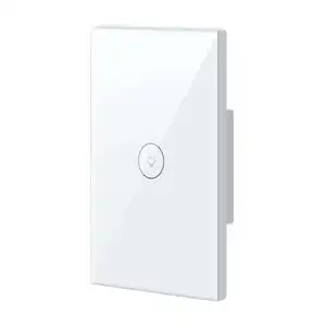 Oem Us/Eu Standaard 10an Remote Touch Schakelaar Gehard Glas Wifi Draadloze Smart Home Smart Light Schakelaar