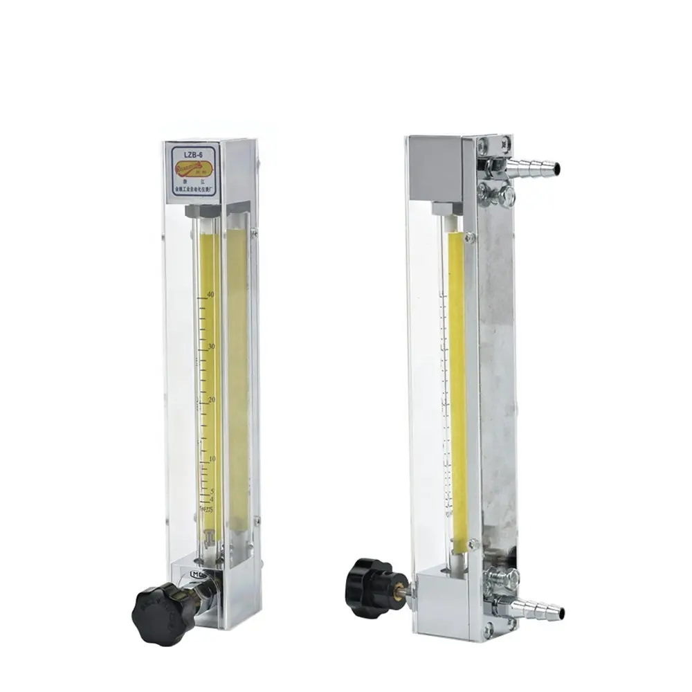 อ่านโดยตรงแบบพกพาสแตนเลสหลอดแก้ว Rotameter มิเตอร์น้ำ,ไนโตรเจนเครื่องวัดการไหลของก๊าซ