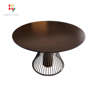 Table personnalisée de haute qualité pour chaise d'hôtel cinq étoiles et ensemble de table pour grande table à manger 10 places