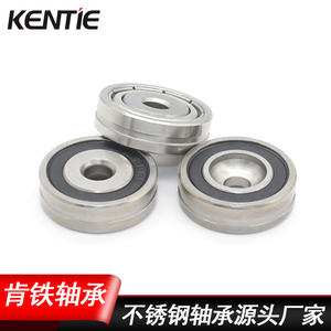 ลูกปืนอัตโนมัติสแตนเลส 420 ขายส่ง ขนาด 4*17*5 มม. ร่องเดี่ยว รูเจาะแบบฝังหัว ไม่ได้มาตรฐาน หุ้มยาง - Product Image 5