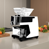 Automatische koude oliepersmachine voor kokos-, soja- en walnootolie - RVS 3-6kg/u capaciteit