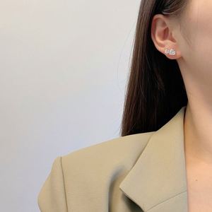 Dylam Iced Out Stud <b>Earrings</b> for Women Screw-<b>Back</b> Hypoallergenic CZ Heart Stud <b>Earrings</b> Ear Studs for Women - Product Image 2