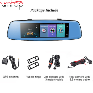 4G 7.84 "Pantalla táctil adas remoto Monitor retrovisor coche DVR Cámara Android dual lente WiFi dashcam navegación GPS - Product Image 2