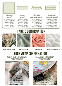 Роскошный 100% шелковый шарф, оптовая продажа, Женская квадратная шаль, Прямая поставка с завода, ультра мягкий гладкий многоцелевой аксессуар для весны и осени - Product Image 5