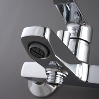 Meilleur prix, robinet de douche mural facile à nettoyer, en zinc + PPA, ensemble de robinetterie pour salle de bain