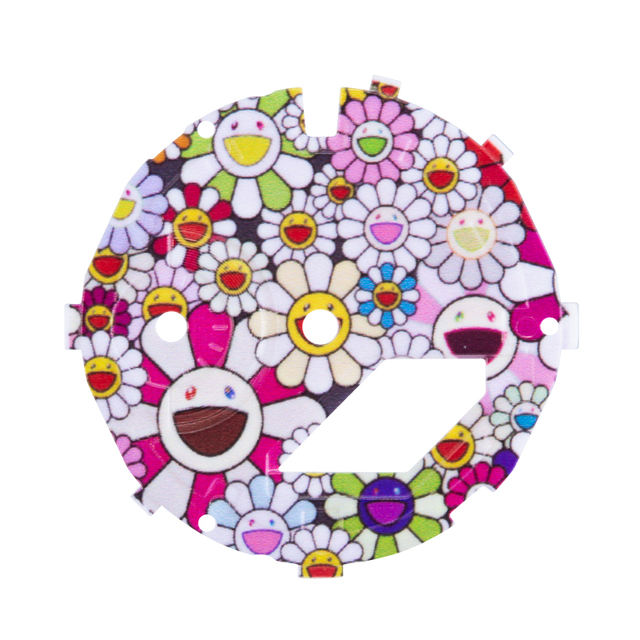 Fleur de soleil colorée en ABS