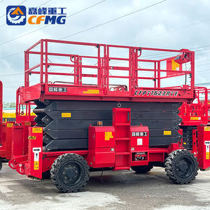 CHUFENG Mesin Diesel Offroad 12m-18m Platform Lift Gunting Self-propelled untuk Medan Berat 4x4WD Pengangkat Kerja - Product Image 4