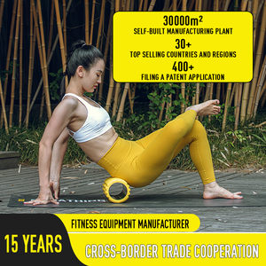 Rising Fitness Custom Logo Sport <span class=keywords><strong>Roller</strong></span> Rodillo de Yoga de espuma EVA de alta calidad para masaje de tejido profundo portátil - Product Image 5