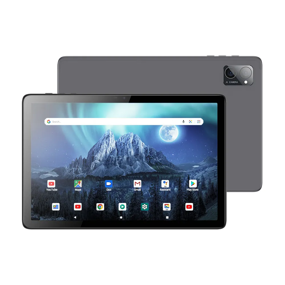 Bildungstablett mit Simkarte 10 Zoll Android intelligentes Lernen für Kinder Android-Tablet Silber-Tablet PC 64 GB