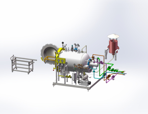 Autoclave de durcissement composite industriel <span class=keywords><strong>pour</strong></span> pièces en fibre de <span class=keywords><strong>carbone</strong></span> - Product Image 6