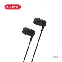 Byz se508a fone de ouvido semi-intra-auricular, com tamanho de alto-falante de 13.5mm, fone de ouvido com fio para entrada de pino de 3.5mm