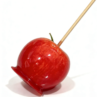 Modèle de nourriture artificielle en plastique fait à la main de 17 cm, ensemble de présentation de crème glacée et de fruits - Art et objets de collection écologiques, décoration de mariage/de vacances