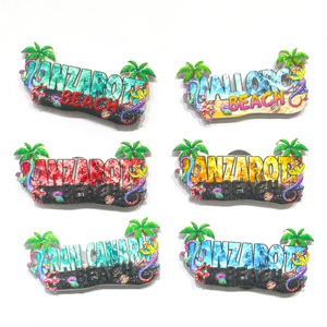 Imán de Refrigerador Promocional Personalizado con Impresión UV en Resina 3D, Imanes Personalizados para Refrigerador, Recuerdo Turístico de Costinesti, Rumania - Product Image 5