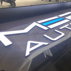 Professional Custom Outdoor 3d Lighted House Number Sign Letters Led Backlit Stainless Steel Number - Product Image 1