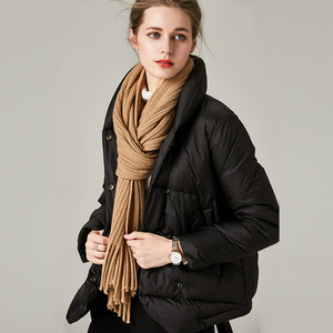 Oem <span class=keywords><strong>mujer</strong></span> corta Nylon ligero pluma de pato abajo chaquetas Casacas <span class=keywords><strong>Plumas</strong></span> abrigo de invierno - Product Image 4