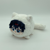 Peluche Anime Personnalisée Rembourrée en Coton PP, Figurine en Peluche, Pendentif, Porte-clés, Fabrication OEM, Douce
