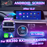 Écran multimédia Android Lsailt avec Carplay pour Lexus RX Knob RX350 RX450h RX200t RX300 2016-2019