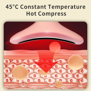 Masseur de cou électrique intelligent personnalisé, mini appareil multifonctionnel pour le visage et le cou avec 4 niveaux d'intensité - Product Image 2