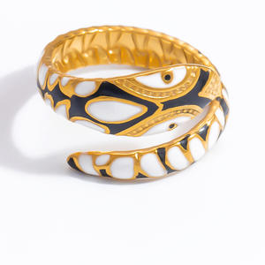 Bague ouverte plaquée or de style européen pour femme, design géométrique, bijoux de fête, bagues tendance - Product Image 5