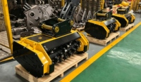 Broyeur forestier hydraulique MONDE adapté aux excavatrices de 5 à 9 tonnes, défrichage, à vendre