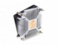 Refroidisseur à profil bas en aluminium, ventilateur de refroidissement CPU LGA 115X fabricant OEM, refroidissement silencieux