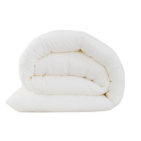 100% polyester microfibre couette pour famille Double taille couette couette cachemire coton remplissage brodé doux pour toutes les saisons