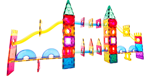 146 Khối Xây Dựng Nam Châm Khối Xây Dựng 3D Tự Làm Gạch Nam Châm Giáo Dục Bóng LED Chạy Bằng Đá Cẩm Thạch Quà Tặng Cho Trẻ Em - Product Image 2