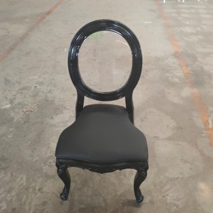 Chaise fantôme <span class=keywords><strong>de</strong></span> mariage <span class=keywords><strong>de</strong></span> fête d'événement <span class=keywords><strong>de</strong></span> <span class=keywords><strong>location</strong></span> <span class=keywords><strong>de</strong></span> salle à manger King Royal en plastique empilable <span class=keywords><strong>de</strong></span> couleur noire - Product Image 6
