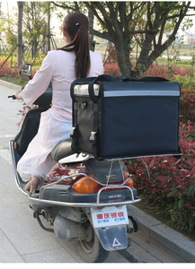 Sac isotherme <span class=keywords><strong>de</strong></span> livraison grande capacité, sac <span class=keywords><strong>de</strong></span> livraison alimentaire isotherme, fabricant OEM avec logo personnalisé - Product Image 6