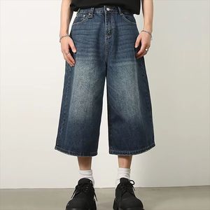 Blank Y2K Fashion Baggy Jorts for <strong>Men</strong> Vintage Wash Denim <strong>Jean</strong> <strong>Short</strong> Custom Printed Streetwear Plus Size <strong>Men's</strong> Denim <strong>Jeans</strong> <strong>Shorts</strong> - Product Image 1