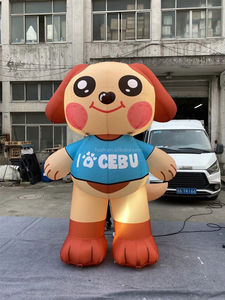 Model anjing raksasa tiup desain kustom tinggi 2.5m untuk promosi iklan - Product Image 4