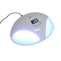 Lámpara de Secado de Uñas de Gel de Doble Mano de Gran Capacidad, Suave con las Manos, Lámpara de Terapia de Luz Premium