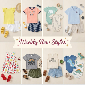 Conjunto de Top y Pantalones Cortos para Niñas, Estilo Veraniego Simple, Envío Surtido Aleatorio, Exclusivo para Pedidos de Gran Volumen - Product Image 1