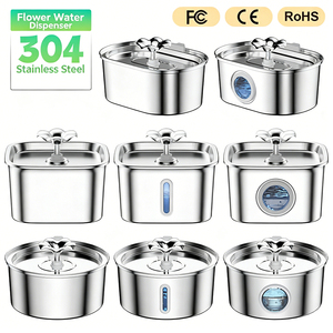 <span class=keywords><strong>Bebedero</strong></span> para Mascotas de Acero Inoxidable de Grado Alimenticio de 2.6L, Ultra Silencioso, Automático, para Perros y <span class=keywords><strong>Gatos</strong></span>, con Sistema de Filtración Circulante - Product Image 2
