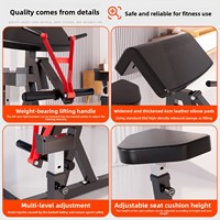 Banc de musculation pliable et réglable en métal Lingxi pour l'entraînement des biceps et des muscles des bras